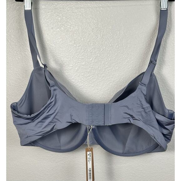 SKIMS Form T Shirt Weightless Demi Bra in Slate (bluish color) Size 46DDD NWT - Picture 3 of 6